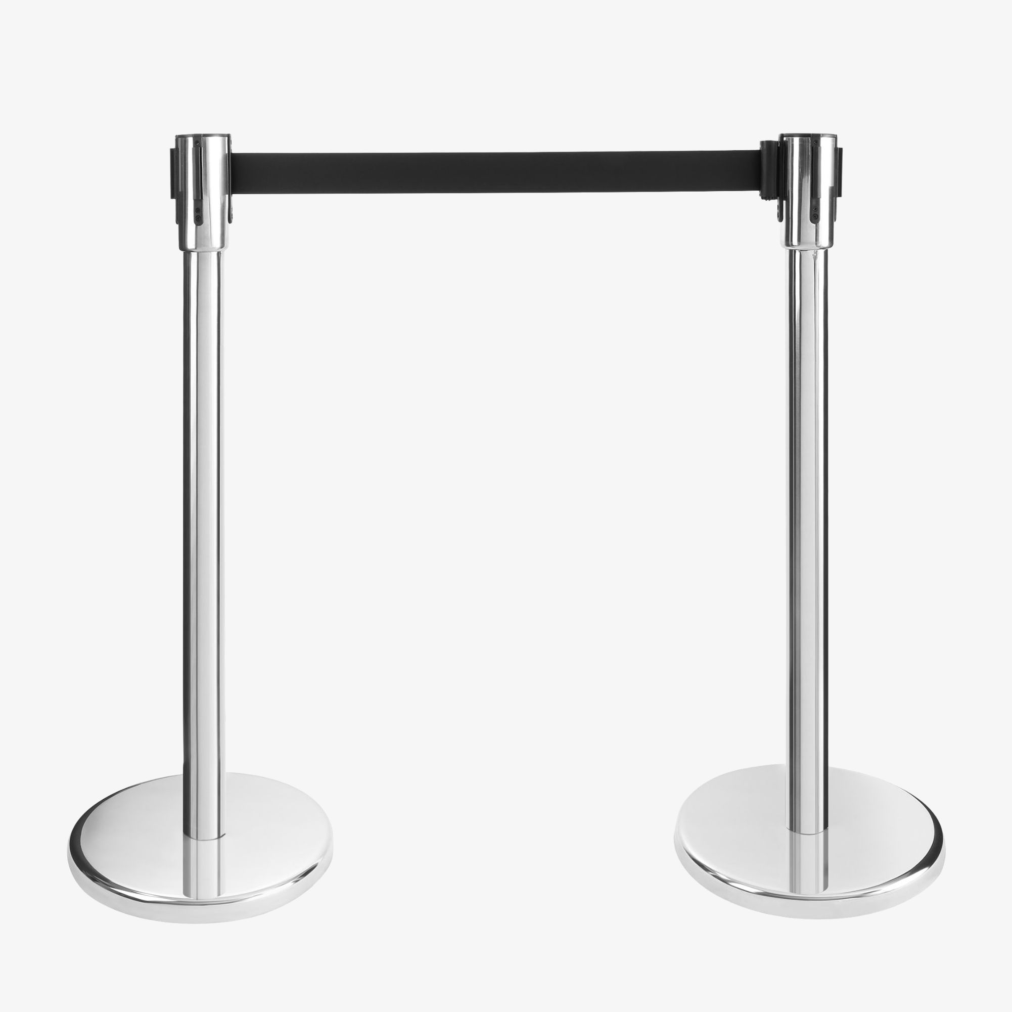 Arebos 2x Personal Guidance System Stand/Post - med 190 cm tekstilbælte - indendørs og udendørs