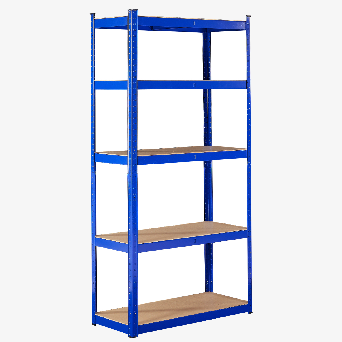 Arebos Kraftig reol 180 x 90 x 40 cm, værkstedsreoler - bæreevne 875 kg - Blå