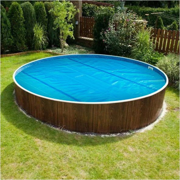 Arebos Pool Solar Foil/Cover - Solar Cover Round Ø 3,66m,Thickness 120μm,can be cut to size