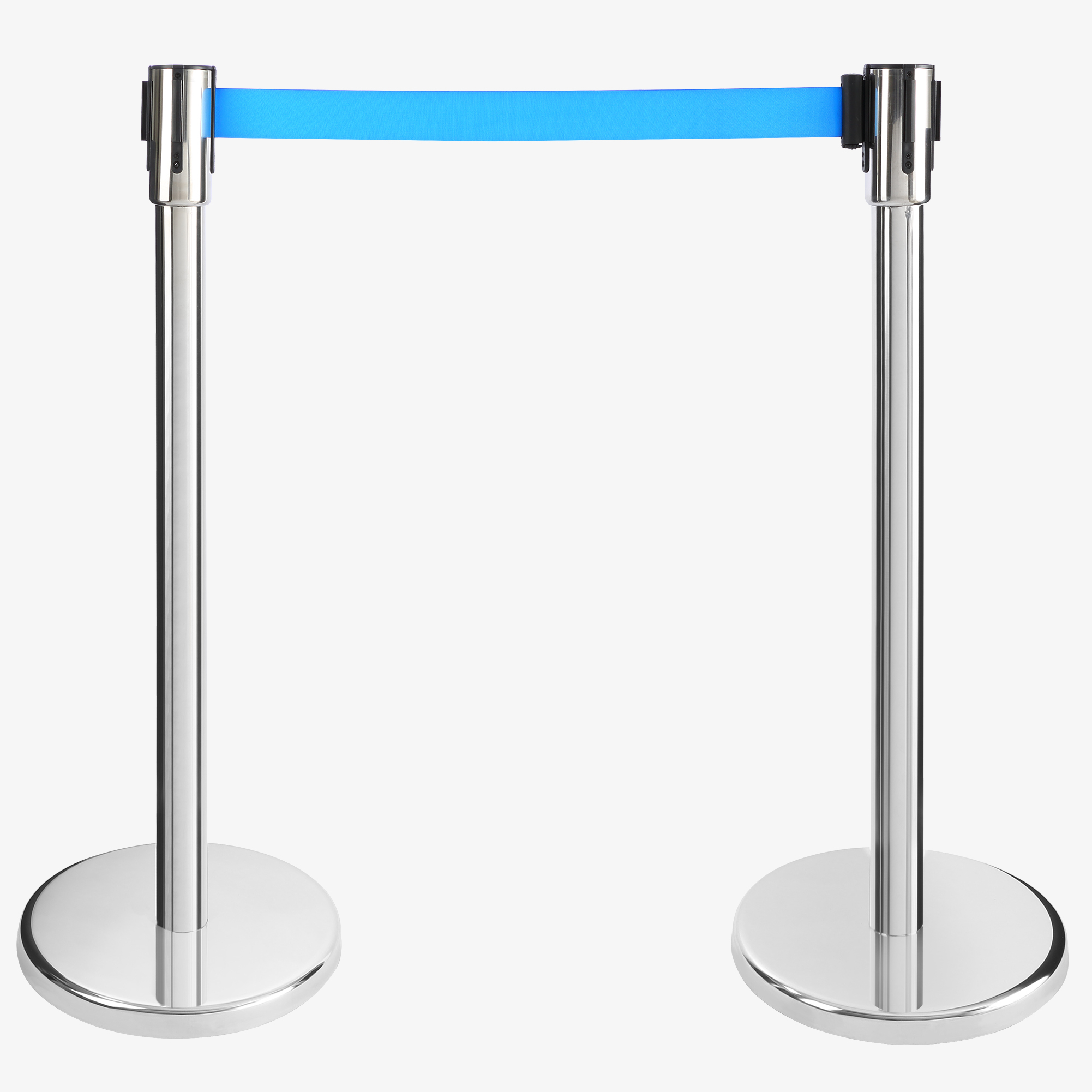 Arebos 2x Personal Guidance System Stand/Post - med 190 cm tekstilbælte - indendørs og udendørs