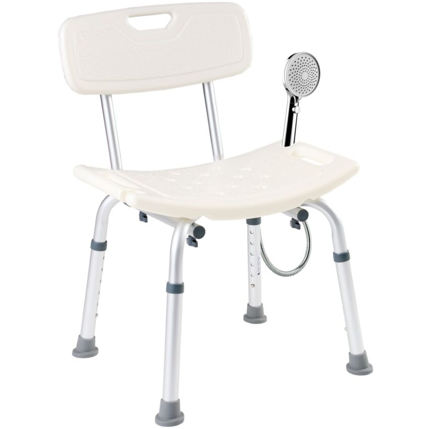 Badestol med ryglæn