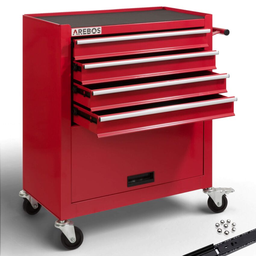 Værktøjsvogn - 4 rum