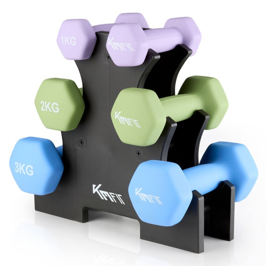 KM-Fit håndvægtssæt 12 kg