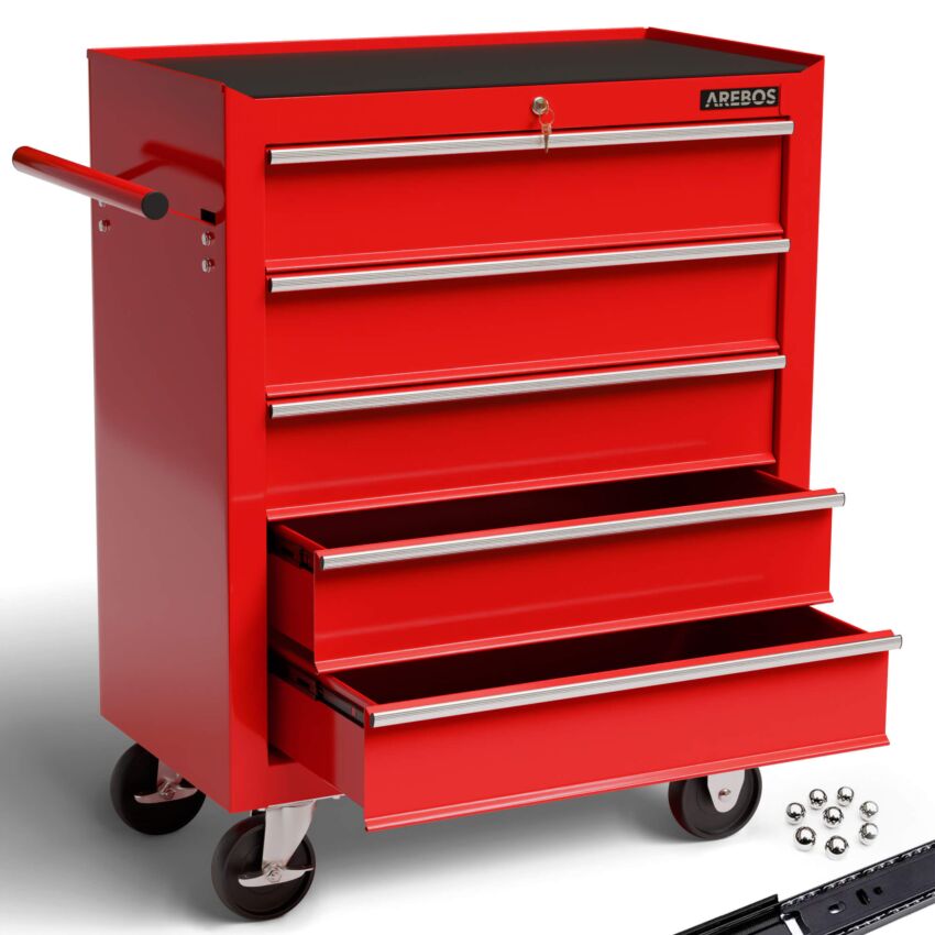 Værktøjsvogn - 5 rum