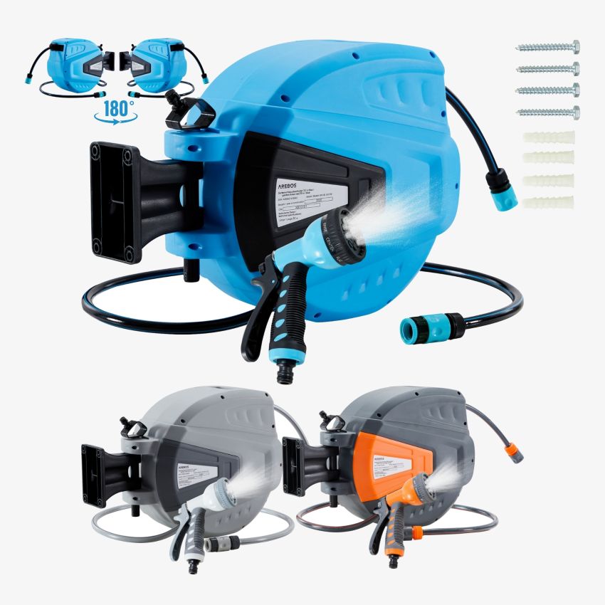 Automatisk slangeopruller 30 m