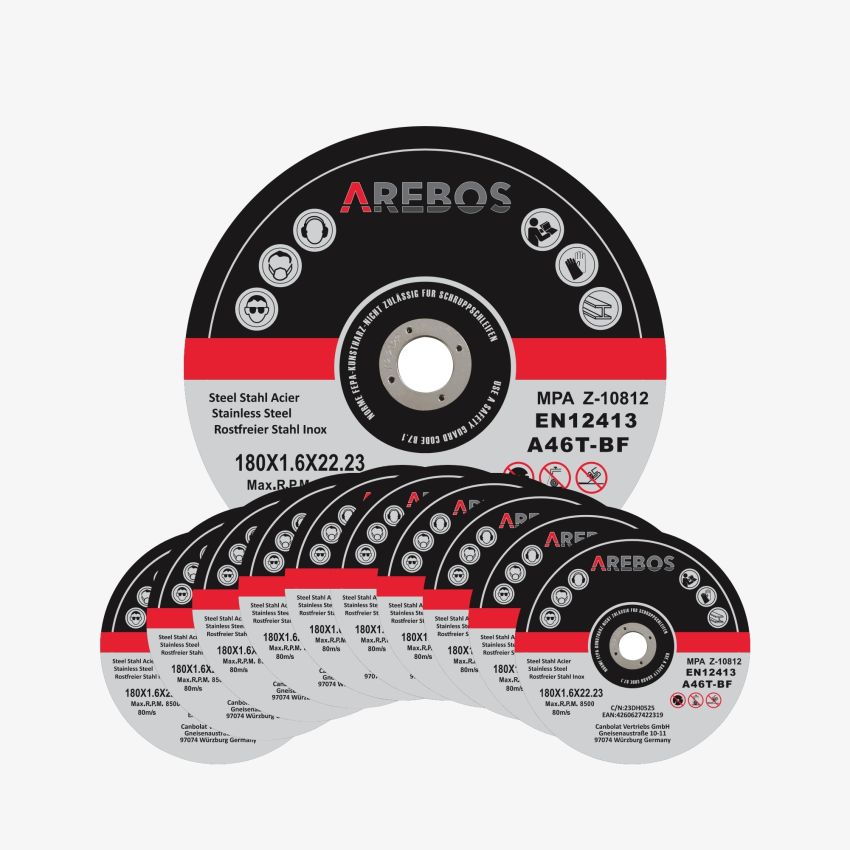 Skæreskiver 180 mm - 50 stykker