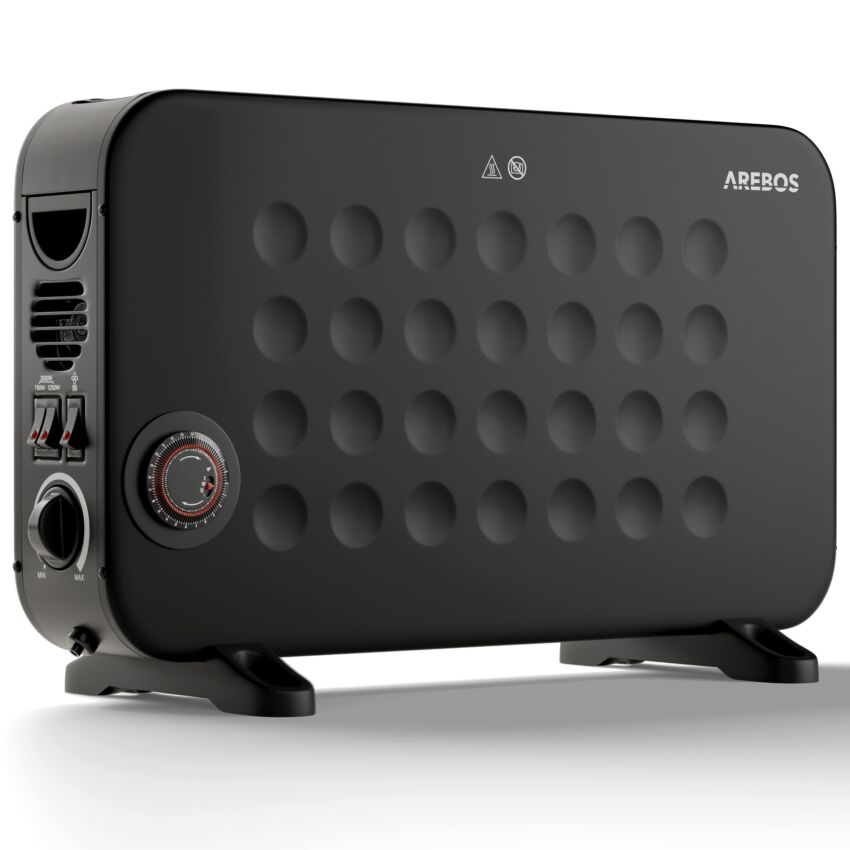 Konvektor 2000 W sort