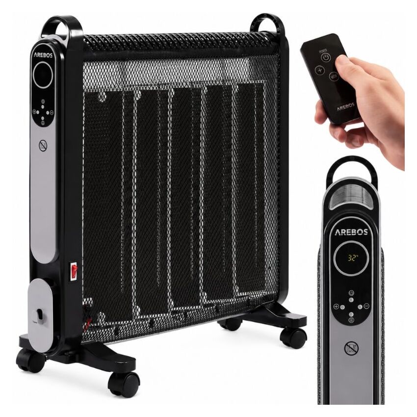 Konvektor 2000 W Glimmer Sort