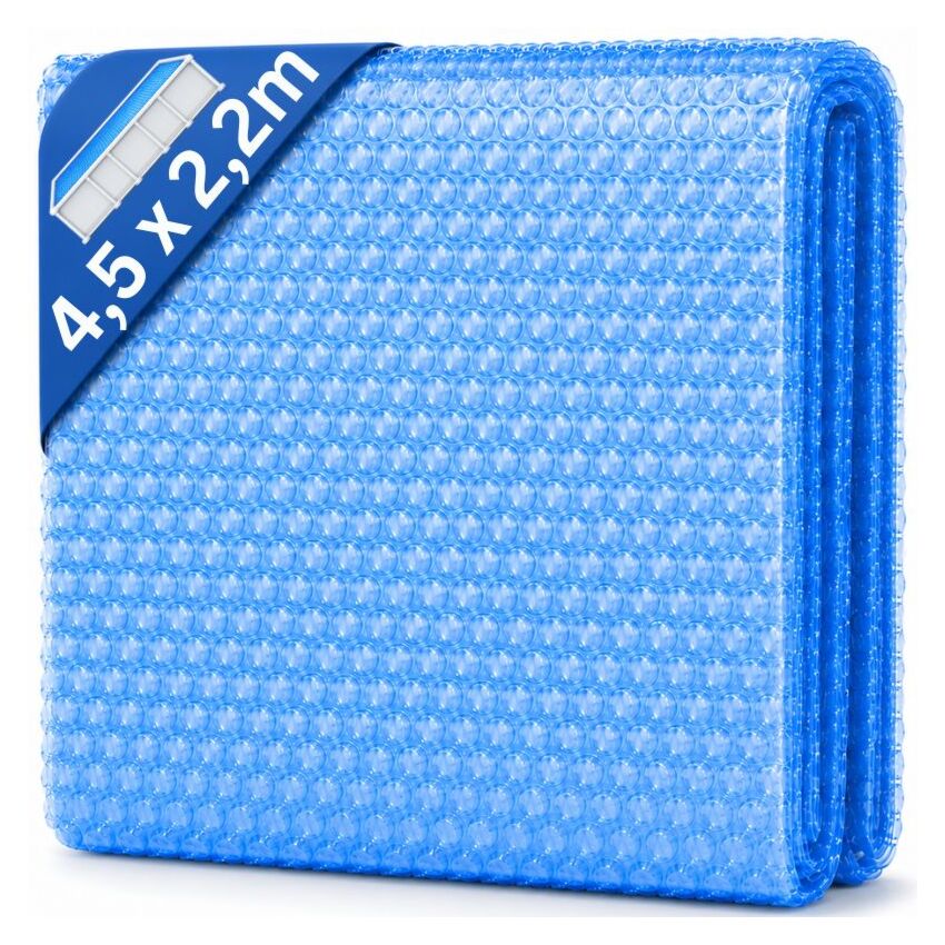 Termocover til pool 4,5x2,2 m rektangulær 120mic
