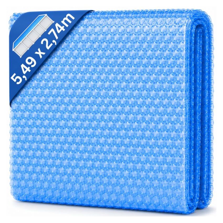 Pool termocover 5,49x2,74 m rektangulær 120mic