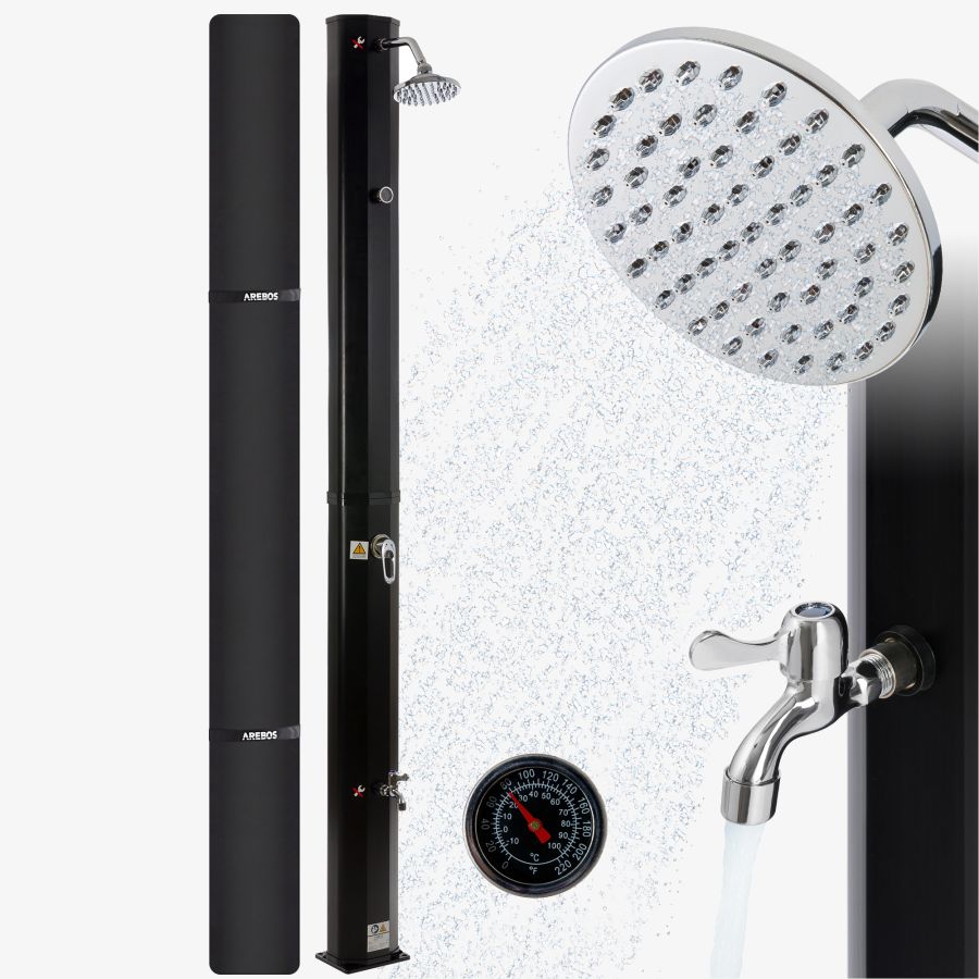 Udebruser 35L sort med termometer