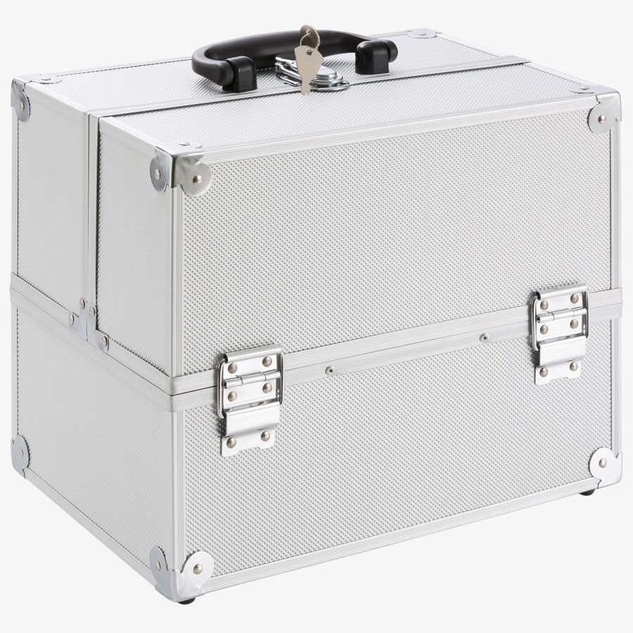 Makeupkuffert aluminium 15L